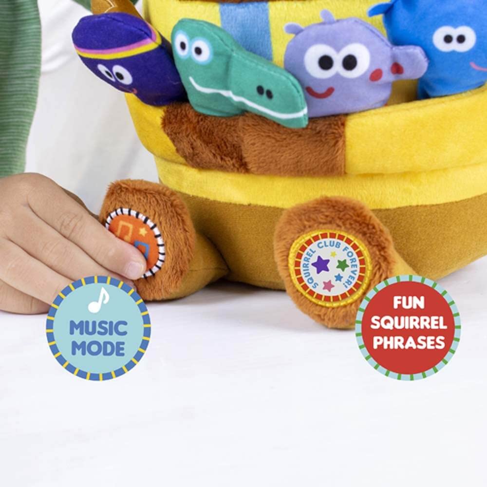 Hey Duggee AB Gee abgee 539 2149 EA with Music and Storytime Squirrels, red, 15 x 18 x 30 Centimeters