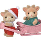 Calico Critters Reindeer Family, Set Of 4 Collectible Doll Figures