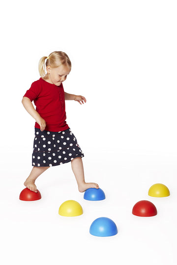 Gonge G-2128 Plastic Hemispheres, Red, Blue, Yellow , 5.91' X 5.91' X 3.15'
