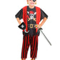 Kids Pirate Costume Set Pirate Captain Dress Up Outfits Playset For Boys Girls Halloween Role Play Party Cosplay