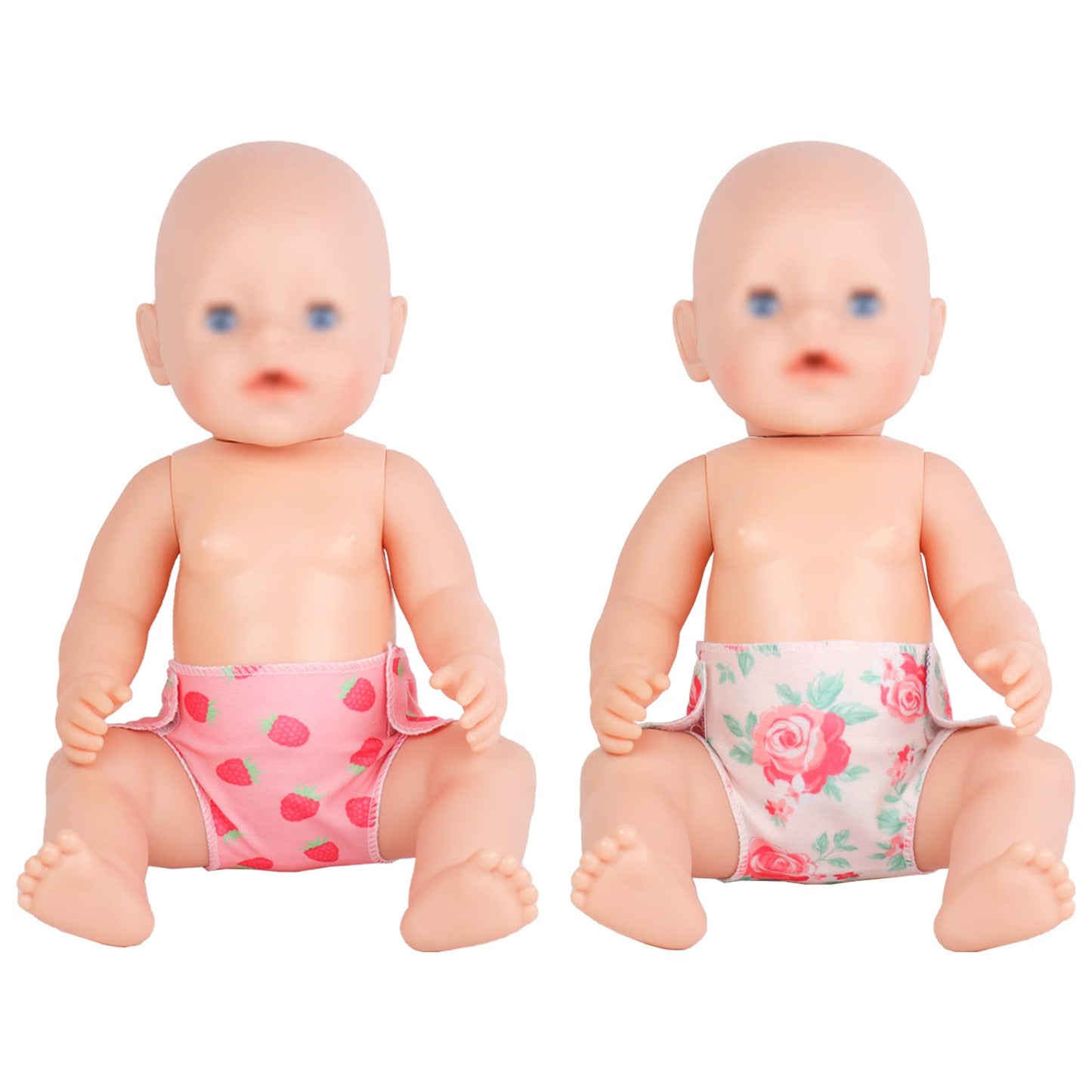 SOTOGO 10 Pieces Doll Diapers Dolls Underwear and Underpants Doll Accessories for 14-18 Inch Baby Dolls