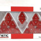 Td Creations Section20 Magnetic Building Set, 20 Pieces, Educational Stem Toy For Ages 3+, Red Geometric Shapes