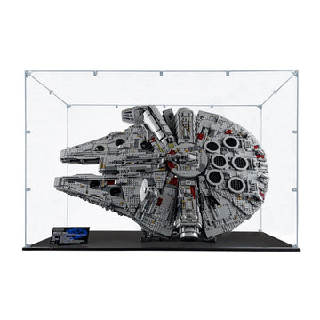 Songlection Acrylic Display Case For Millennium Falcon #75192 (Vertical), Dustproof Display Case (Case Only) (The Stand Is Not I