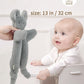 Little Rawr Lovey Soft Toy - 12-Inch Gray Mouse, Polyester Stuffed Animal for Infants 0-6 Months, Security Blanket for Baby Girl & Boy