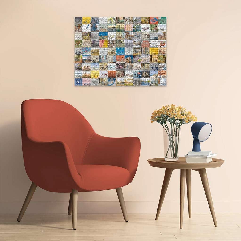 Ravensburger 99 Bicycles And More ... 1500 Piece Jigsaw Puzzle For Adults - 12000697 - Handcrafted Tooling, Made In Germany, Every Piece Fits Together Perfectly
