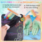 Haoyond Dustless Chalk for Kids, Non-Toxic Washable Toddlers Chalks, Chalkboard Chalk Pen With Holder for Blackboard Drawing Wri