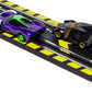 Scalextric Micro Scalextric Justice League Slot Car Race Track Set G1155T 1:64 Black Plastic