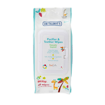 Dr. Talbot's Pacifier and Teether Wipes Naturally Inspired with Citroganix  Vanilla Milk  48 Count  1 Pack