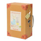 Moulin Roty La Grande Famille Wardrobe Suitcase - Orange Printed Cardboard, Model 632401