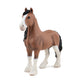 Papo 51571- Figure - Clydesdale Horse, Multicolor