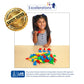 Excellerations Math Manipulatives Set of 128 Mini Dinosaur Counters 1-1/2 inches -2 inches  STEM Educational Toys for Mathematics  Preschool (Item # DNCT1)