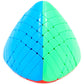 Willking Mastermorphix 6x6 Speed Cube Pyramorphix Stickerless Puzzle Cube Pyraminx 6X6 Magic Cube
