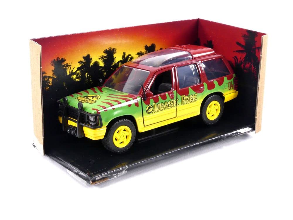 Jada Toys - for Explorer Jurassic Park - 1993-1/32, Green/Red