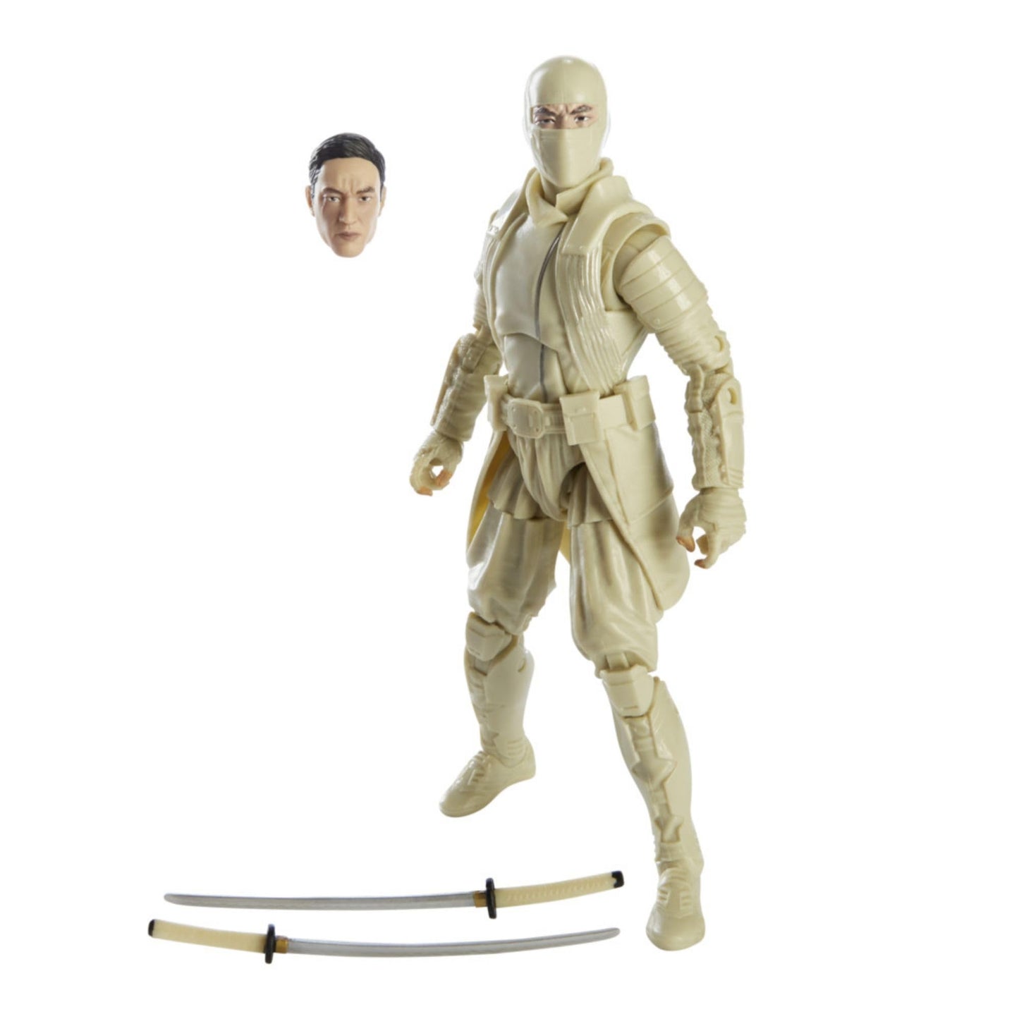 G.I. Joe Classified Series Snake Eyes Action Figure - 6-Inch Premium Toy, Custom Package Art, White, Model E8496