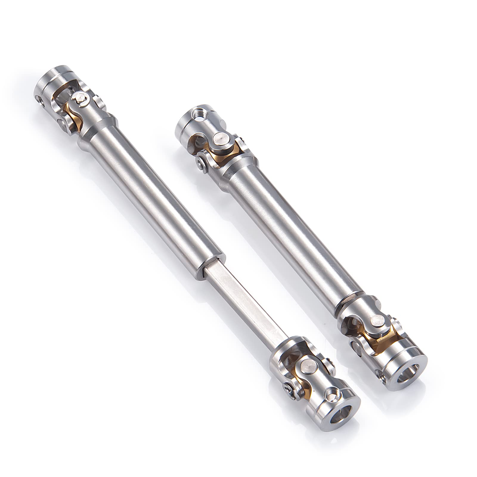 Rc-Hub 1Pcs Rc Driveshafts Metal Drive Shaft 45-50/47-57/55-67/60-80Mm For 1:14 Tamiya Trailer Tractor Truck Rc Crawler Car (70-