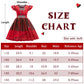 Btonai Girls Red Costume For Kids Rise Red Dress Princess Red Halloween Outfits With Wig And Gloves 3-9Y