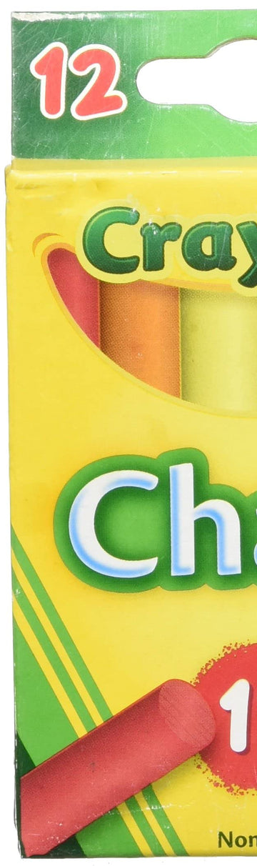 Crayola Multi Color Childerns Chalk, 12 Per Pack 36 Packs Per Case