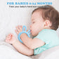 MISSLILI Silicone Babies Teethers Baby Teething Toys for Soothe Massage Sore Gums for 3-12 Months Infants, BPA Free, Easter Gift