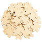 Bright Creations 50 Blank Wooden Puzzle Pieces For Crafts, Diy Art Projects, 3X3.5 Unfinished Freeform Jigsaw Wood Puzzles To Draw On