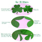 GOER St. Patricks Day Shamrock Decorations,12 Pcs Hanging Swirls for St. Patricks Day Party Supplies