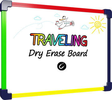 Travel Size Art Coloring White Board For Kids 9”X12” Car Airplane Travel Essentials Kids Travel Accessories Travel Games For Kids Travel Toys For Toddlers 1-3 Plane Travel Games For Kids Ages 4-8 & Up