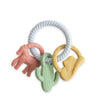 mushie Silicone Teething Ring Toy - Western Color - Model MTR-103 - Safe and Stylish Baby Teether