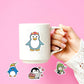 100 Pcs Penguin Stickers,Cute Vinyl Waterproof Sticker For Water Bottle Laptop Guitar Phone Skateboard,Penguin Gifts For Kids Te