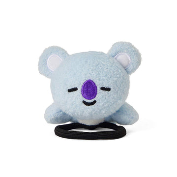Bt21 Koya Character Plush Stuffed Animal Elastic Hair Tie Band Accessories For Girls, Blue