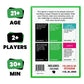 Do or Drink Do or Smoke Party Game - 250 Challenge Cards, Easy to Play, Green