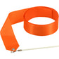 Hiunicorn 12Pcs Orange Dance Ribbons Party Favors For Girls Rhythmic Gymnastics Ballerina Birthday Party Streamers Decoration, Kids Circus Carnival Ribbon Silks Sticks Wands