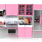 Deluxe Modern Kitchen' Battery Operated Toy Kitchen Playset, Perfect for Use with 11.5'' Tall Dolls