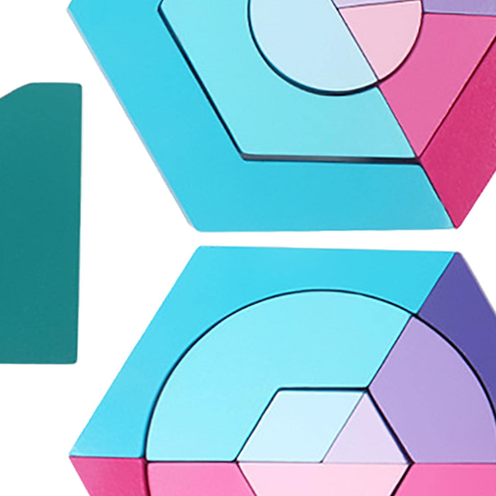 Trendivibe 19X Color Shape Jigsaw Matching Game Early Learning Teaching Aids For Kids| Baby Learning Toy | Infant Activity Toy |
