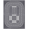 Lekebaby 12 Pack Road Base Plates, 10'X10' City Street Baseplates 100% Compatible With All Major Brands, 4 Curve / 4 T Junction / 3 Straight / 1 Junction