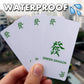 Sweet Rice Mahjong Playing Cards With Animals Seasons Flowers Textured Faces | 100% Waterproof And Tear Proof | Singapore Rules