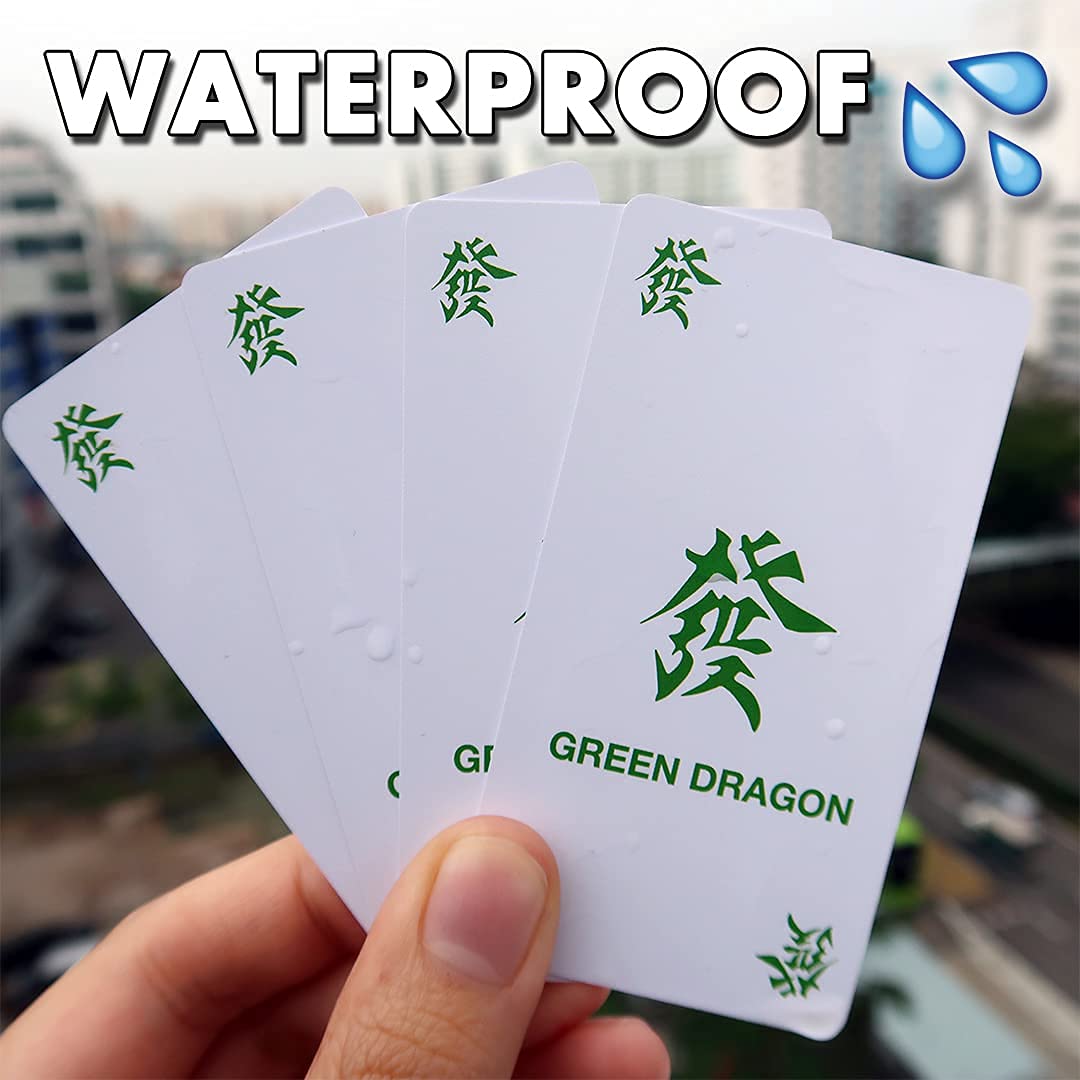 Sweet Rice Mahjong Playing Cards With Animals Seasons Flowers Textured Faces | 100% Waterproof And Tear Proof | Singapore Rules