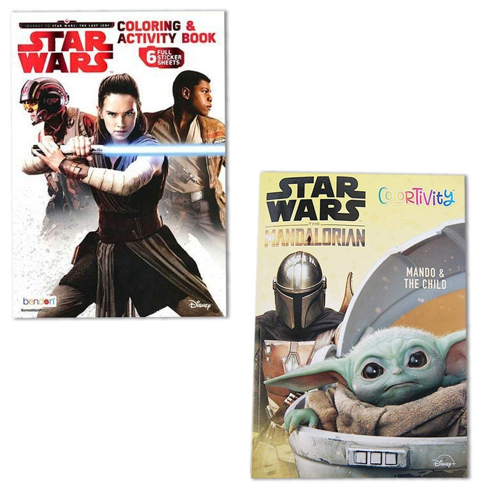 Star Wars Coloring Book Ultimate Set ~ Bundle Includes 4 Jumbo Books with Over 250 Pages (Star Wars Party Supplies)