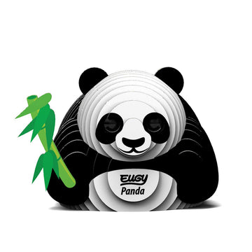 Eugy Panda Bear 3D Puzzle, 29 Piece Eco-Friendly Educational Learning Puzzles For Kids 6+