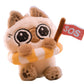 Maidimiao Nobeko Azuki Can Cat Blind Box Figures Island Exploration Series 1Pc Random Art Cute Plush Siamese Cats Collectibles B
