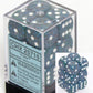 Chessex Dice d6 Sets: Sea Specked - 16mm Six Sided Die (12) Block of Dice