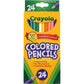 Crayola Colored Pencils Long 24 In A Pack (Pack Of 4) 96 Pencils Total