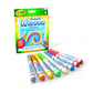 Crayola Window Markers (8 Count), Washable Window Markers for Kids, Works On Glass Surfaces, Fun Gifts for Kids