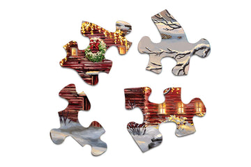 Springbok'S 1000 Piece Jigsaw Puzzle Winter Windmill - Made In Usa