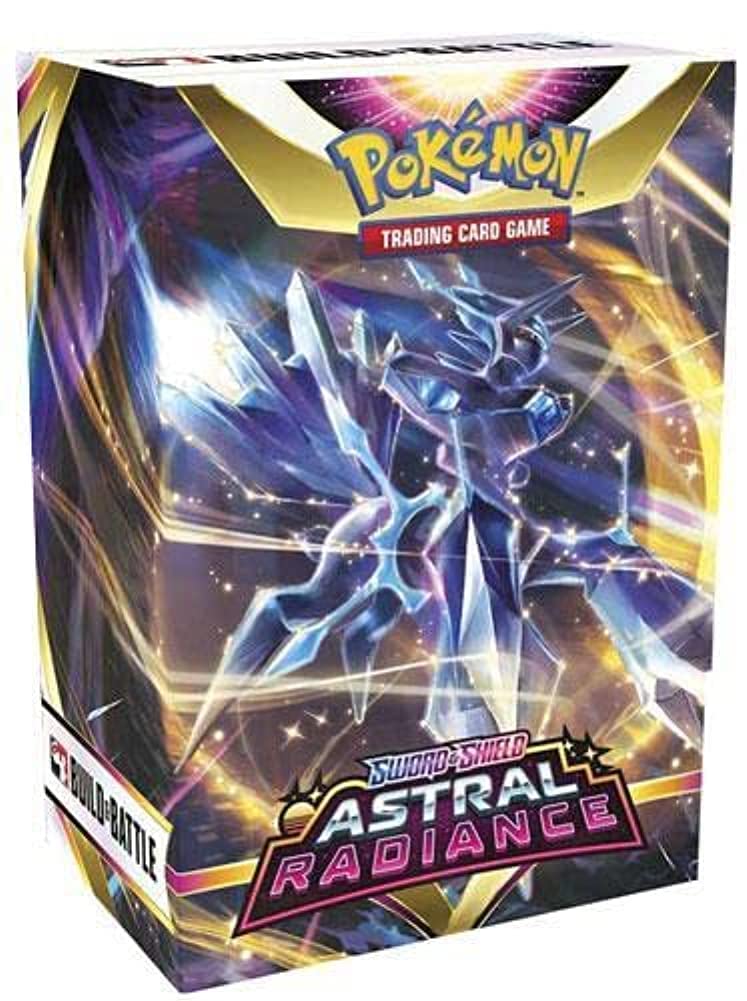 Pokemon decorative replica blade and Shield Astral Radiance Booster Build & Battle Box - 4 Booster Packs!