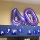 Number 0 Balloons 40 Inch Jumbo Foil Mylar Purple Number Balloons For 10 20 30 40 50 60 70 80 90 100 Numbers Balloon Office Birt