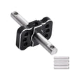 Aluminum Differential Locker Spool Diff Case Mounts for 1/10 Scale 2WD Traxxas Slash Rustler Stampede VXL Bandit Car Truck Repla