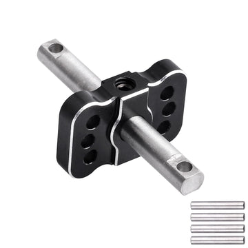 Aluminum Differential Locker Spool Diff Case Mounts for 1/10 Scale 2WD Traxxas Slash Rustler Stampede VXL Bandit Car Truck Repla