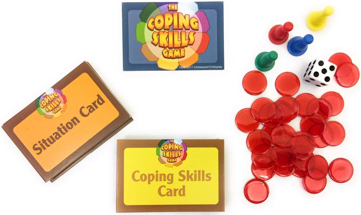 Childswork Coping Skills Game - Teach Kids Essential Skills - Cardstock - Multicolor - Model SG_B002V7OFUG_US