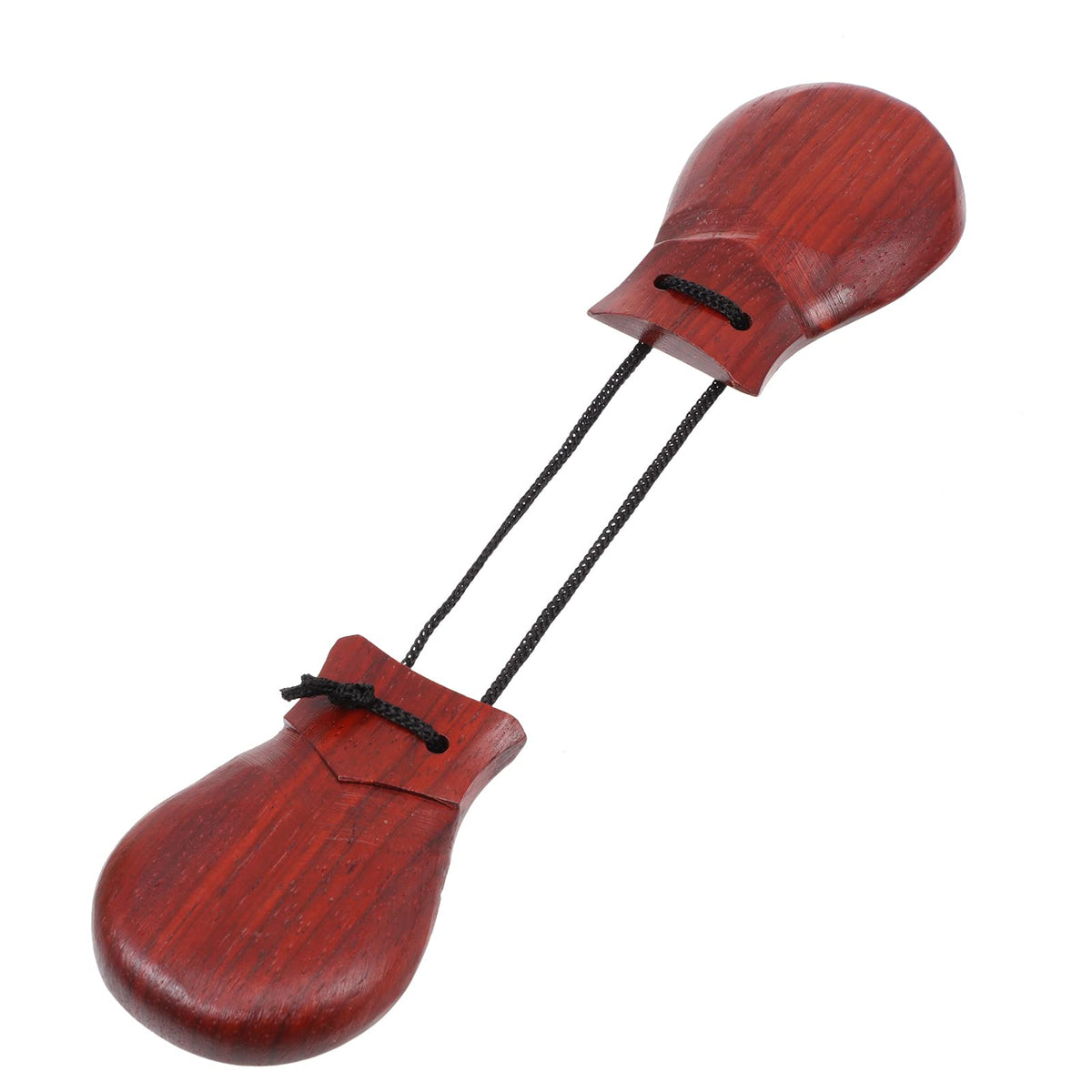 Heallily 1Pc Musical Toy Percussion Instruments Castanet Toy For Early Education (Dark Red)