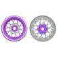 TCRC 4PCS Grade 5 Titanium Wheel Face Aluminum 1.0 Inch Wheels Hubs for 1/24 Axial SCX24 TRX4M FCX24 Redcat Ascent-18 1/18 RC Cr