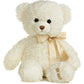 Aurora® Snuggly Ashford Bear™ Stuffed Animal - Comforting Companion - Imaginative Play - White 11 Inches